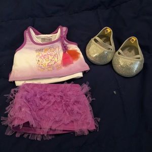 Build A Bear outfit with shoes.
